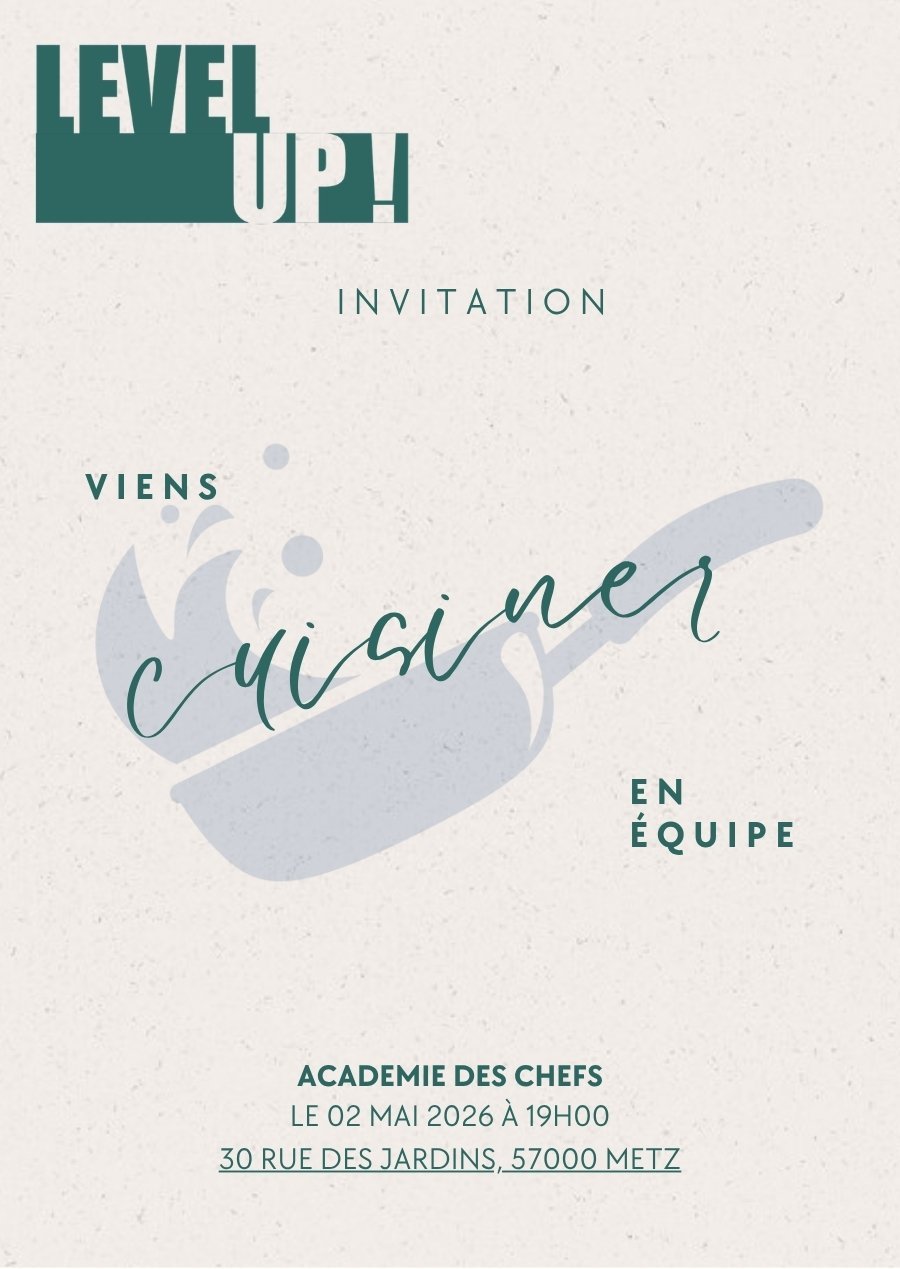 Invitation LEVEL UP