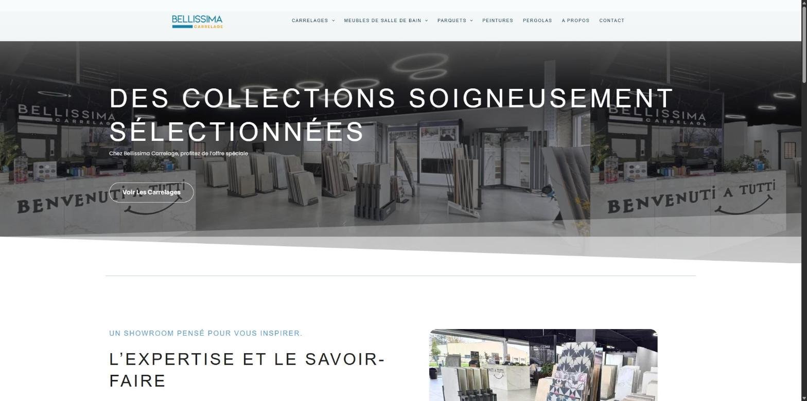 Site web Bellissima Carrelage