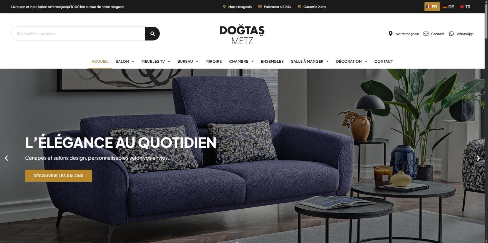 Site web Doğtaş Metz