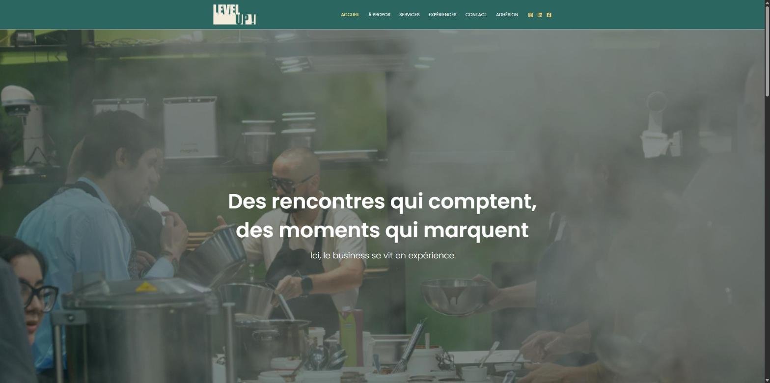 Site web LEVEL UP Metz